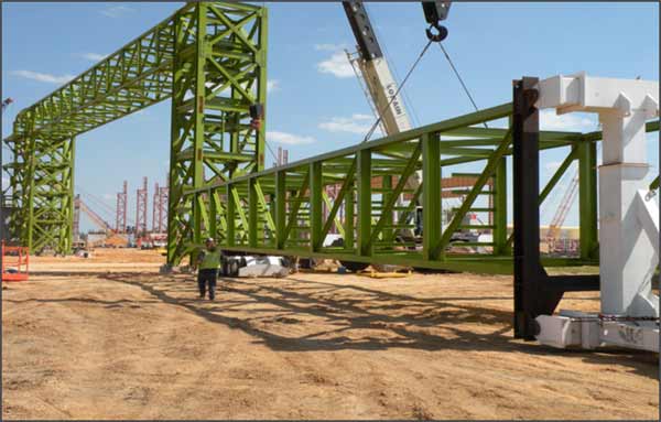 Construction work of acid regeneration