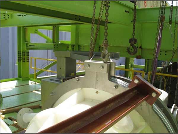 Construction work of acid regeneration