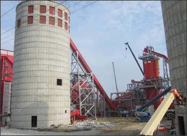 Construction work of biomass facility
