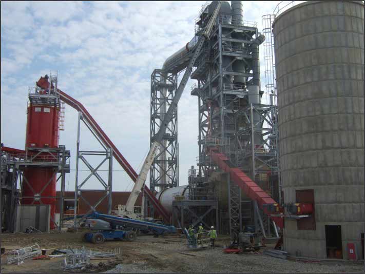 Construction work of biomass facility