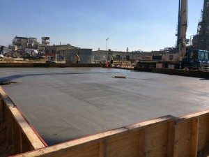 Construction work of concrete work