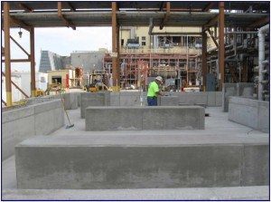 Construction work of concrete work