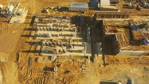 Construction work of concrete work