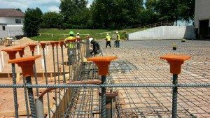 Construction work of concrete work