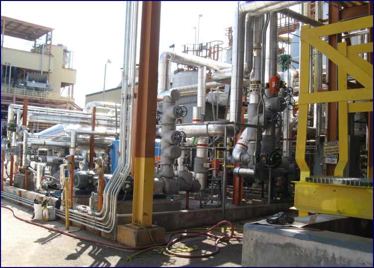 Construction work of piping work