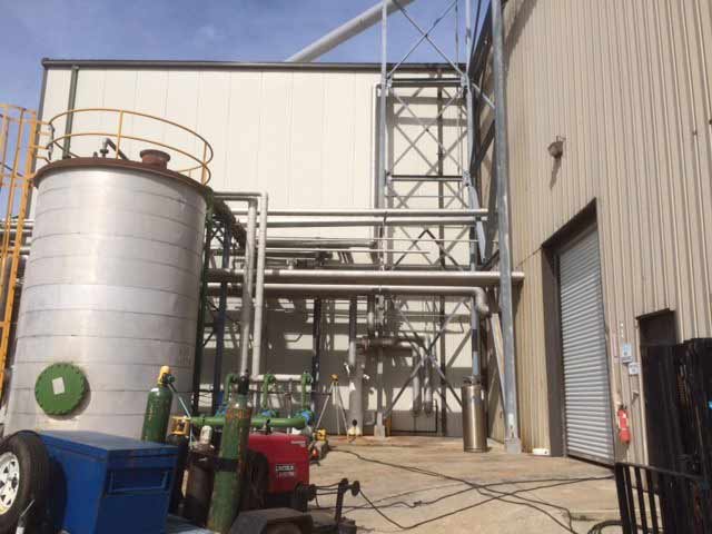 Construction work of piping work