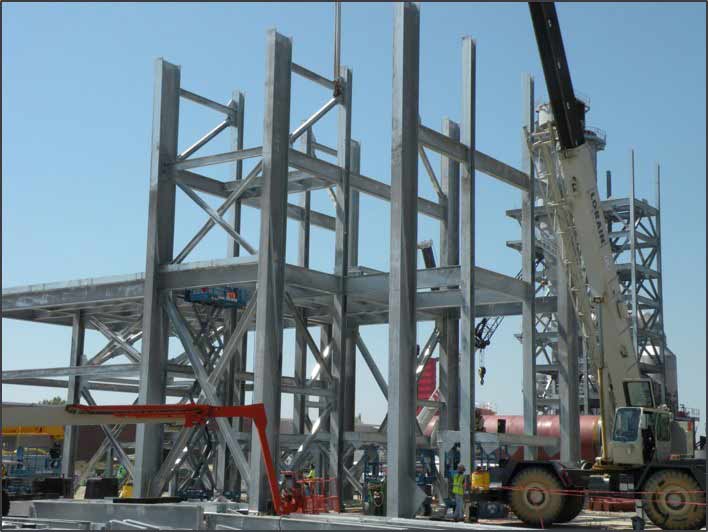Construction work of biomass facility