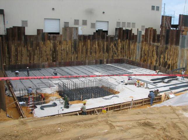 Construction work of tissue mill addition