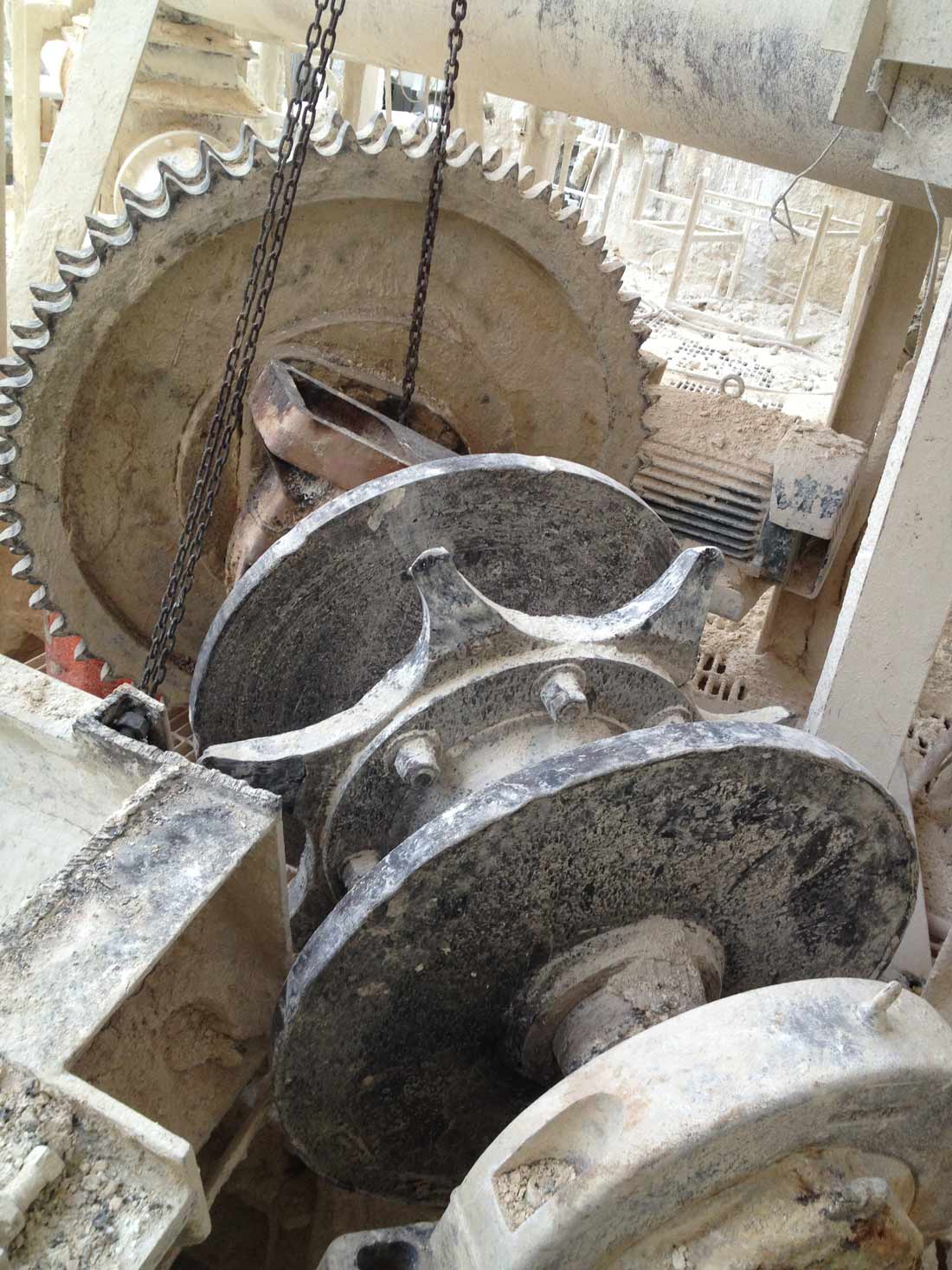 Construction work of mechanical work