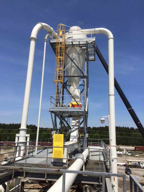 Construction work of particle board addition